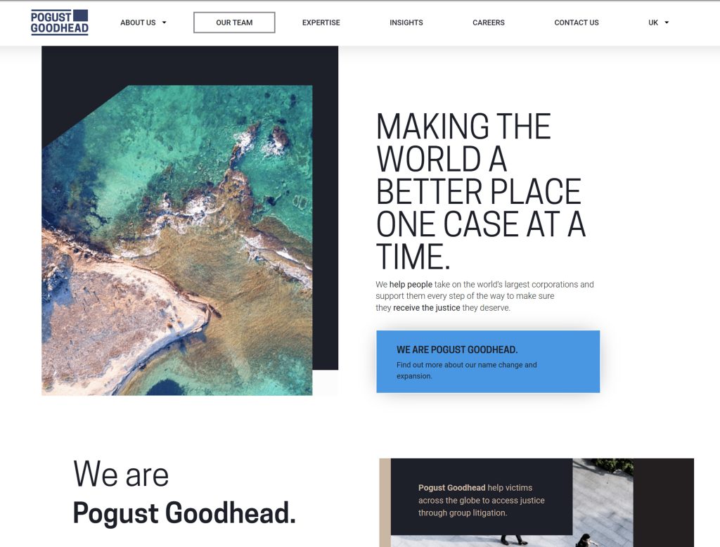Pogust Goodhead - Original Homepage