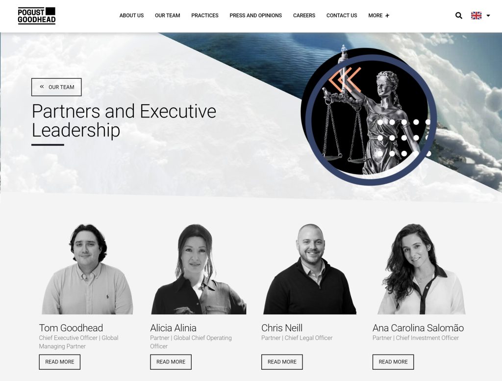 Pogust Goodhead - Redesigned Team Landing